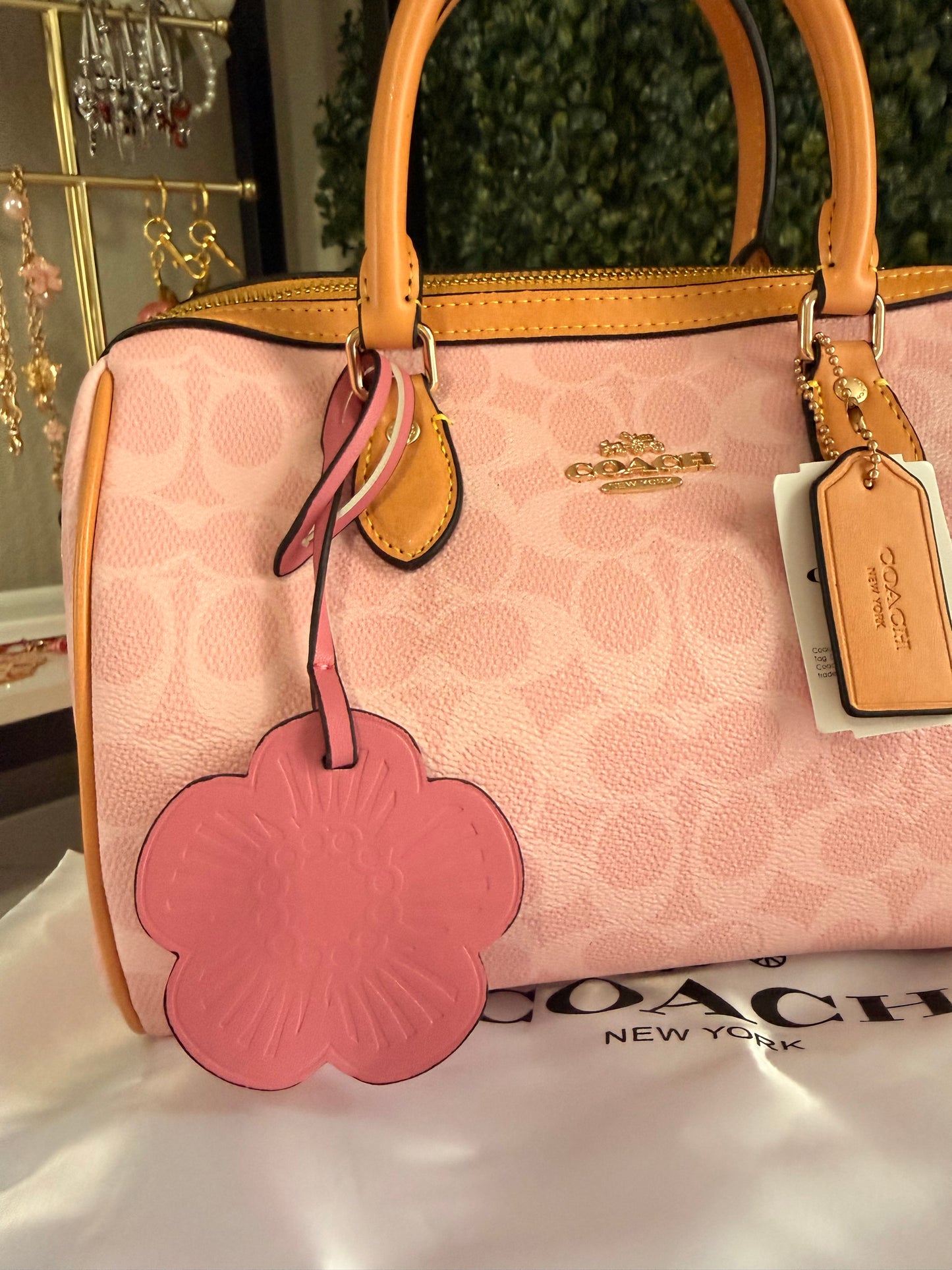 Bag coach medium Pink