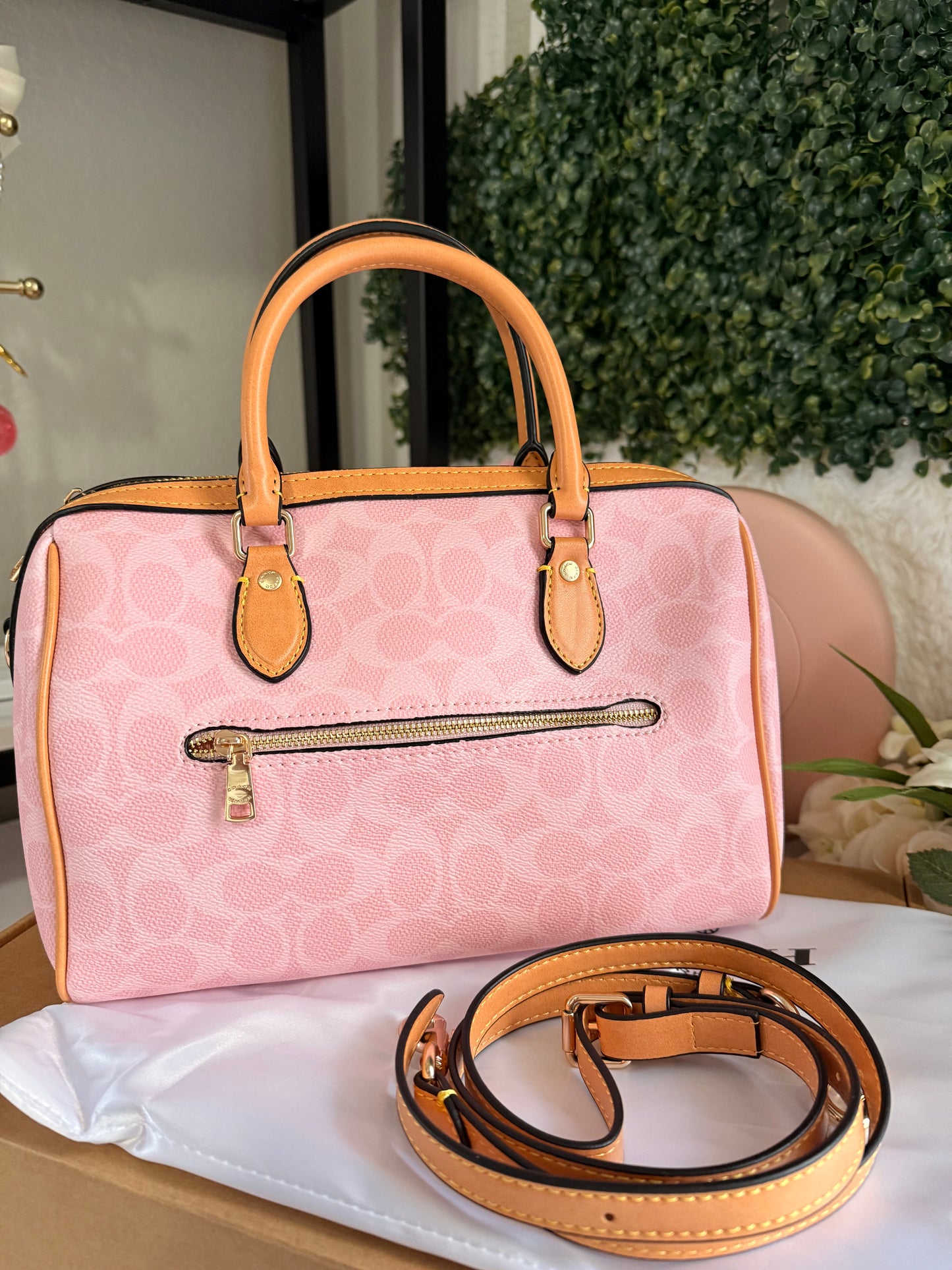 Bag coach medium Pink