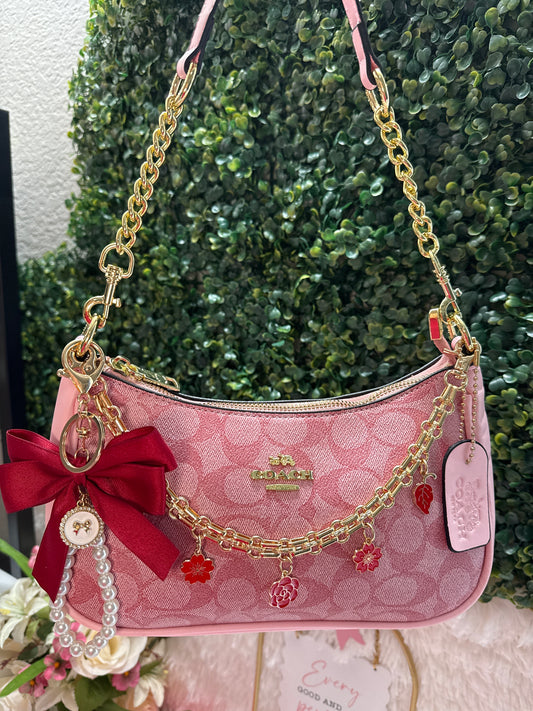 Pink coach charms red ❤️