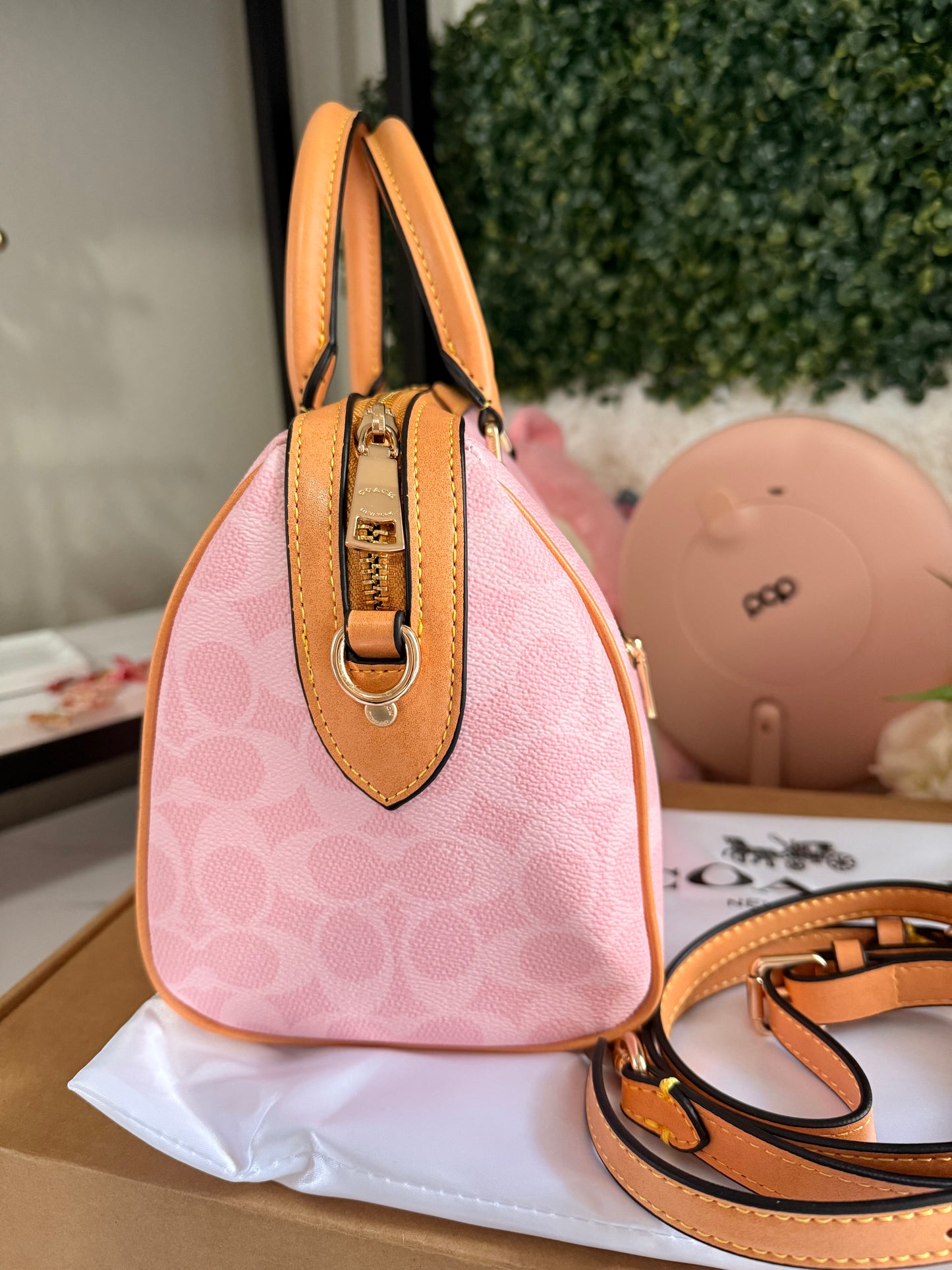 Bag coach medium Pink